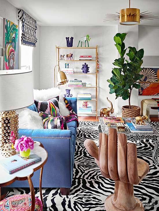 40 OneOfAKind Maximalist Living Rooms DigsDigs