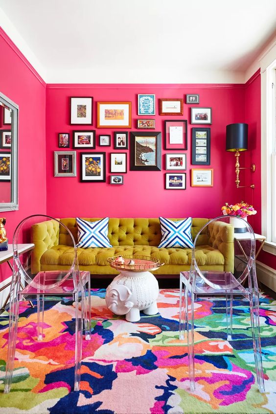 40 OneOfAKind Maximalist Living Rooms DigsDigs
