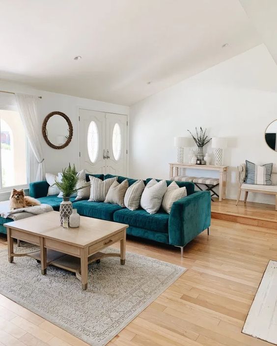 27 Bold Turquoise Sofa Ideas For Your