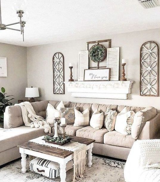 30 Cozy Modern Country Living Room Decor Ideas - DigsDigs