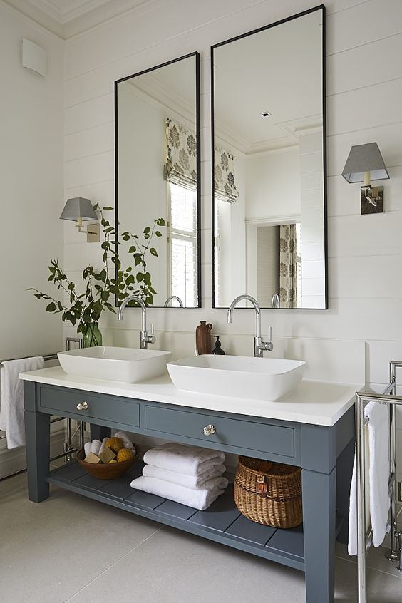 30 Welcoming Modern Country Bathroom Decor Ideas - DigsDigs