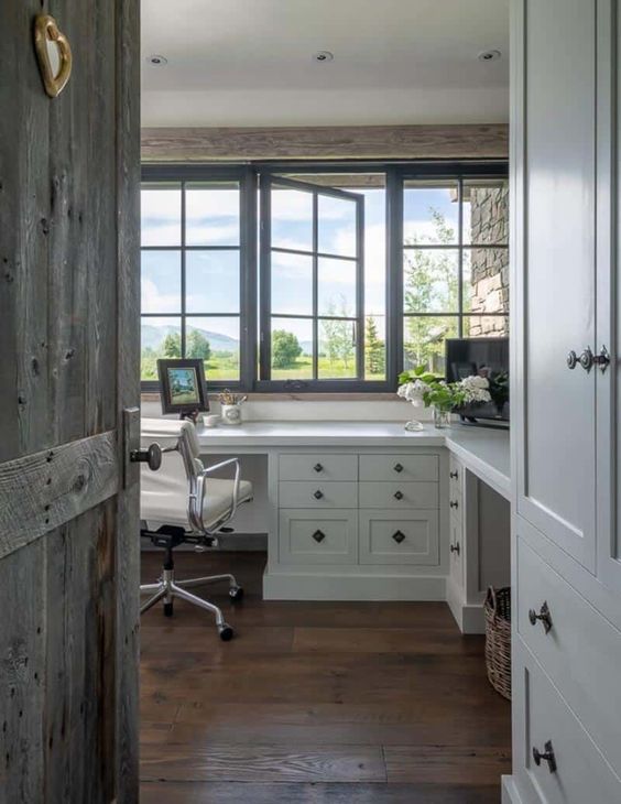 25 Inviting And Lovely Modern Country Home Offices DigsDigs