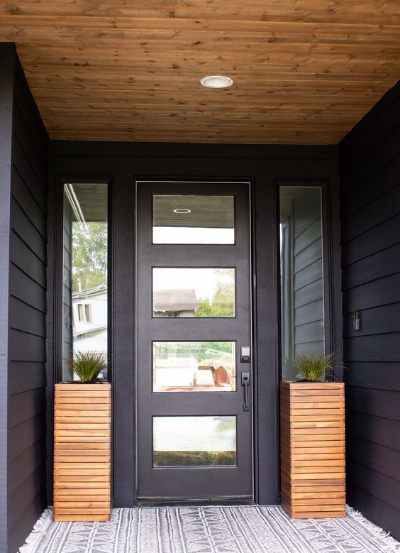 81 Welcoming Modern Front Porch Decor Ideas - DigsDigs