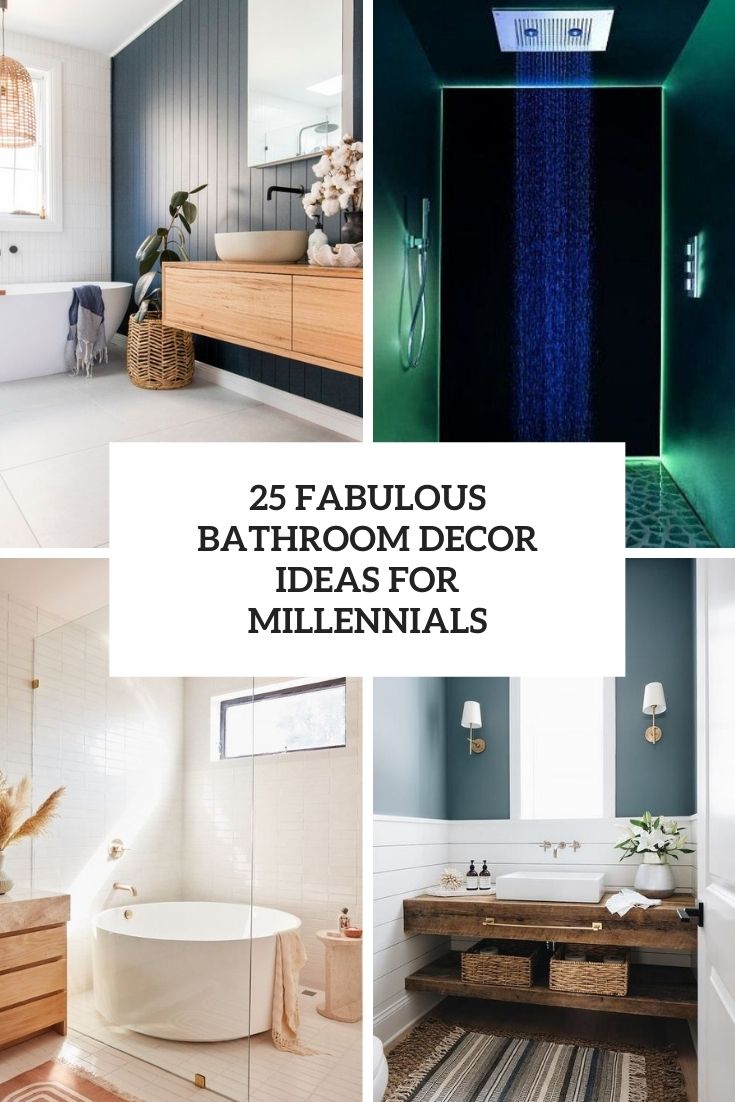 fabulous bathroom decor ideas for millennials cover