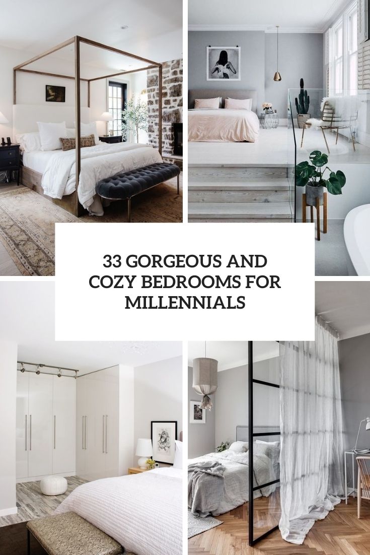 gorgeous and cozy bedrooms for millennials cover