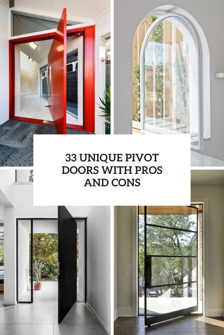33 Unique Pivot Doors With Pros And Cons