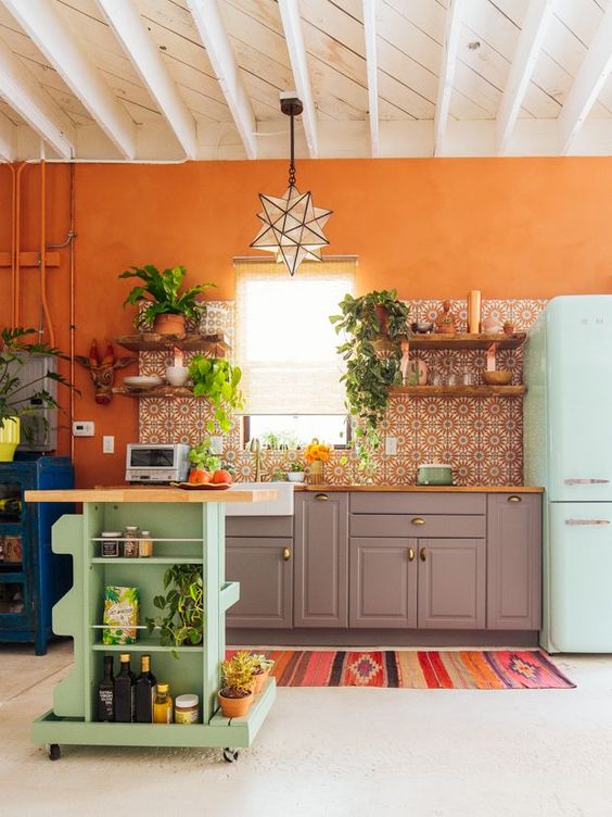 25 Bright And Cheerful Orange Accent Wall Ideas DigsDigs