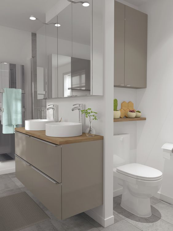 30 Beautiful Taupe Bathroom Decor Ideas DigsDigs