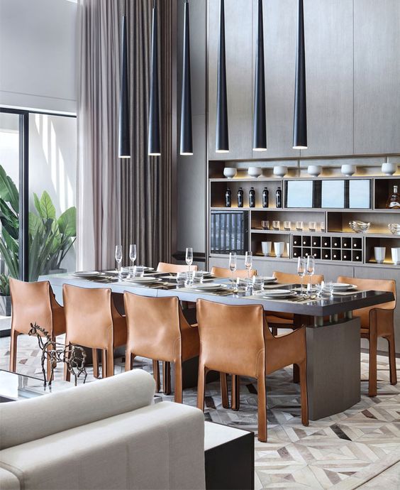 27 Chic Contemporary Dining Room Decor Ideas - DigsDigs
