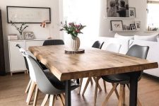 an unique living edge table makes any dining room stylish
