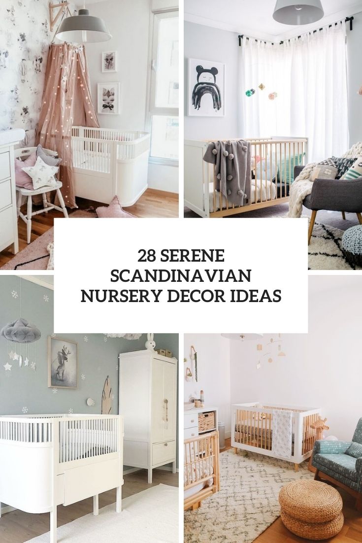 serene scandinavian nursery decor ideas cover