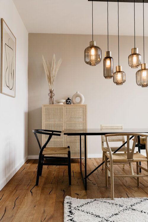 Greige dining online room set