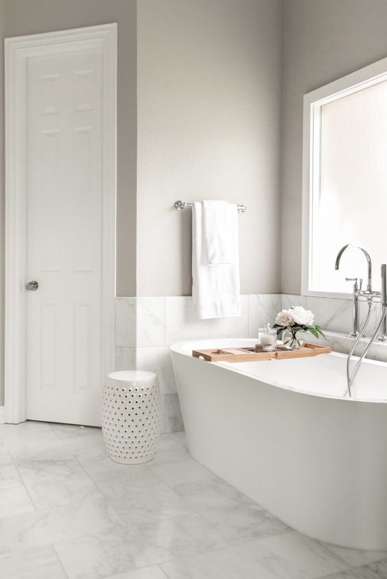 30 Timeless Greige Bathroom Decor Ideas DigsDigs