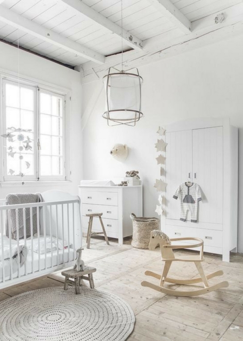 28 Serene Scandinavian Nursery Decor Ideas - DigsDigs