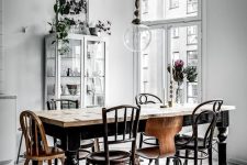 a cozy scandinavian dining room design