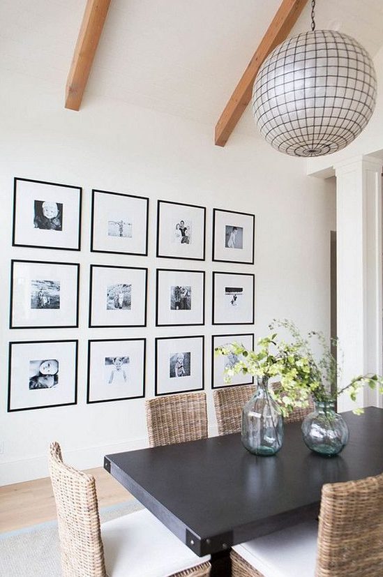 34 Stylish Black And White Gallery Wall Ideas - DigsDigs