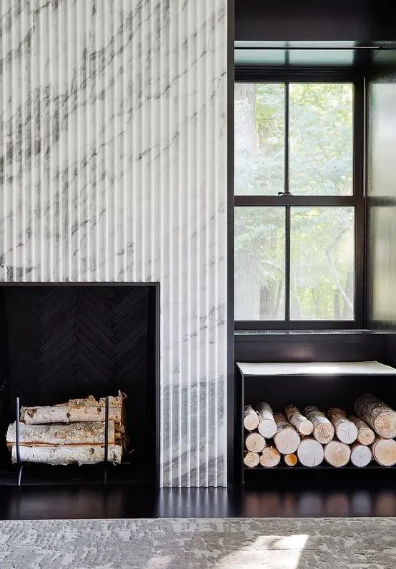 95 Gorgeous And Sophisticated Marble Fireplaces - DigsDigs