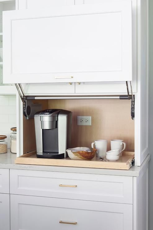 31 Smart Ideas To Hide Kitchen Appliances - DigsDigs