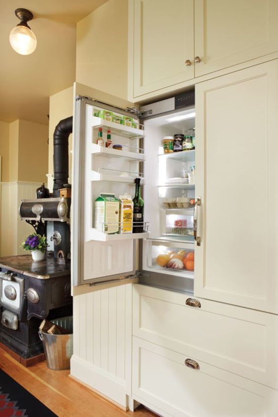 31 Smart Ideas To Hide Kitchen Appliances - DigsDigs