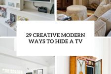 29 creative modern ways to hide a tv cover
