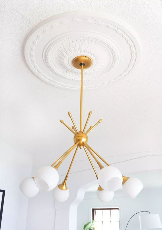 25 Ceiling Medallions For Adding A Refined Touch DigsDigs