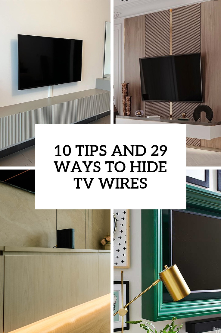 Clever Ways To Hide TV Cords 51 OFF Eccosis co