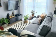 a cozy Nordic living room design