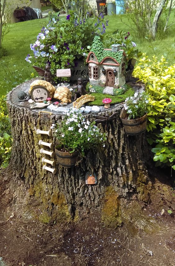 garden-ideas-for-stumps-fasci-garden