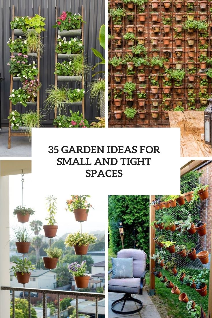 garden ideas for small and tight spaces cover