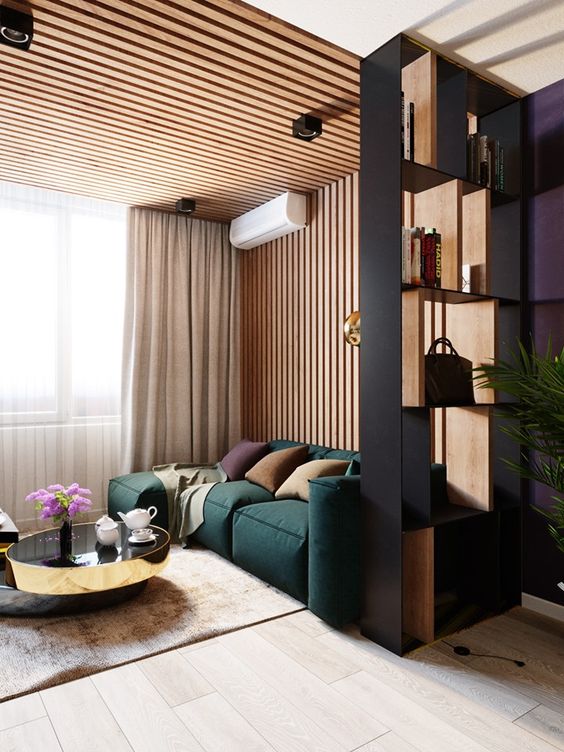92 Stylish Wood Slat Wall Ideas To Try DigsDigs