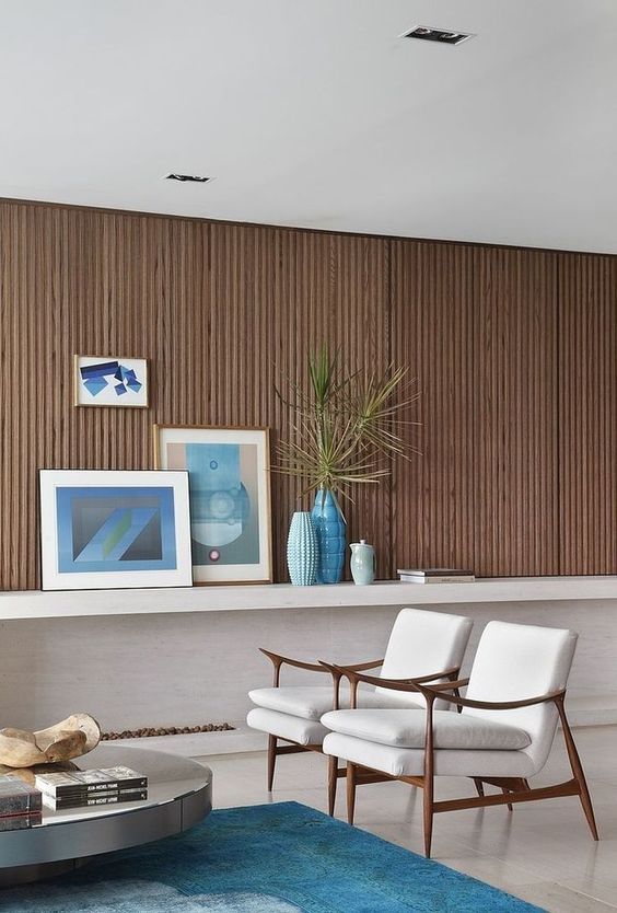 92 Stylish Wood Slat Wall Ideas To Try - DigsDigs