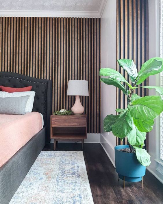 92 Stylish Wood Slat Wall Ideas To Try - DigsDigs