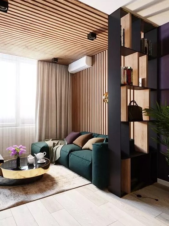 92 Stylish Wood Slat Wall Ideas To Try DigsDigs