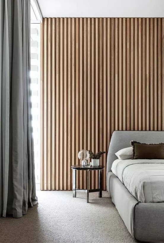 92 Stylish Wood Slat Wall Ideas To Try - DigsDigs