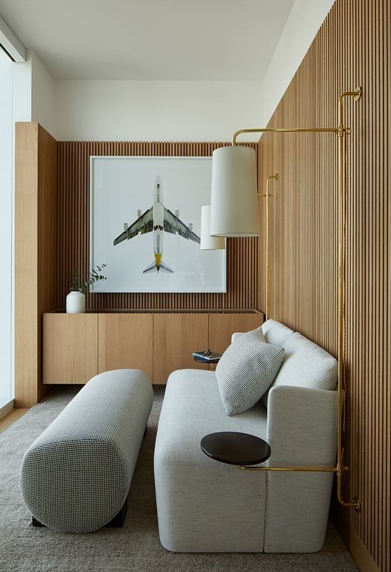 92 Stylish Wood Slat Wall Ideas To Try - DigsDigs