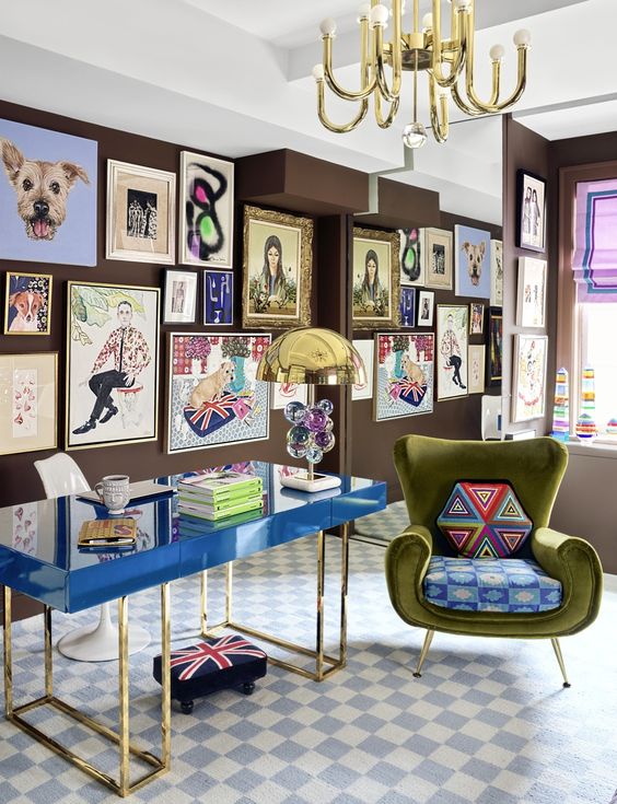 49 Cool Gallery Wall Ideas For Home Offices DigsDigs