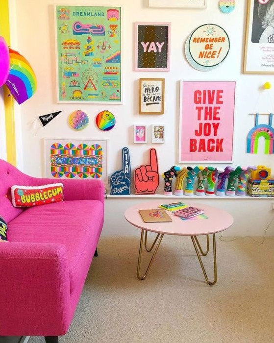 75 Cool Gallery Wall Ideas For Living Rooms DigsDigs