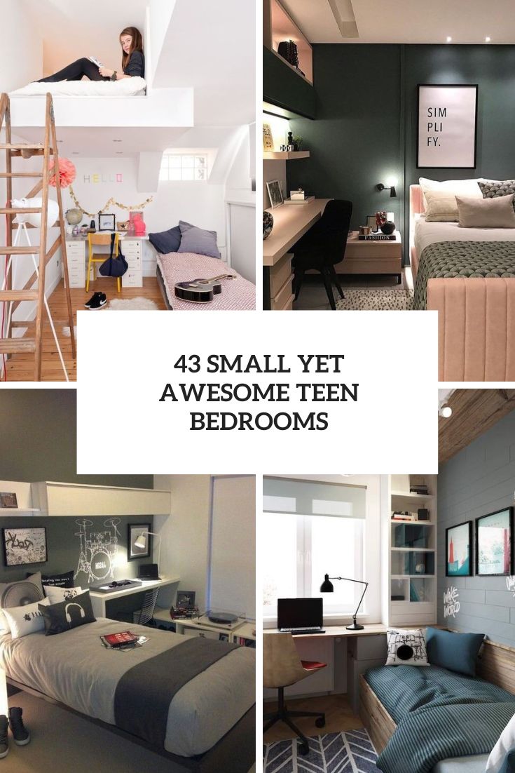 43 Small Yet Awesome Teen Bedrooms