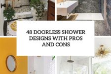 48 doorless shower designs with pros and cons cover