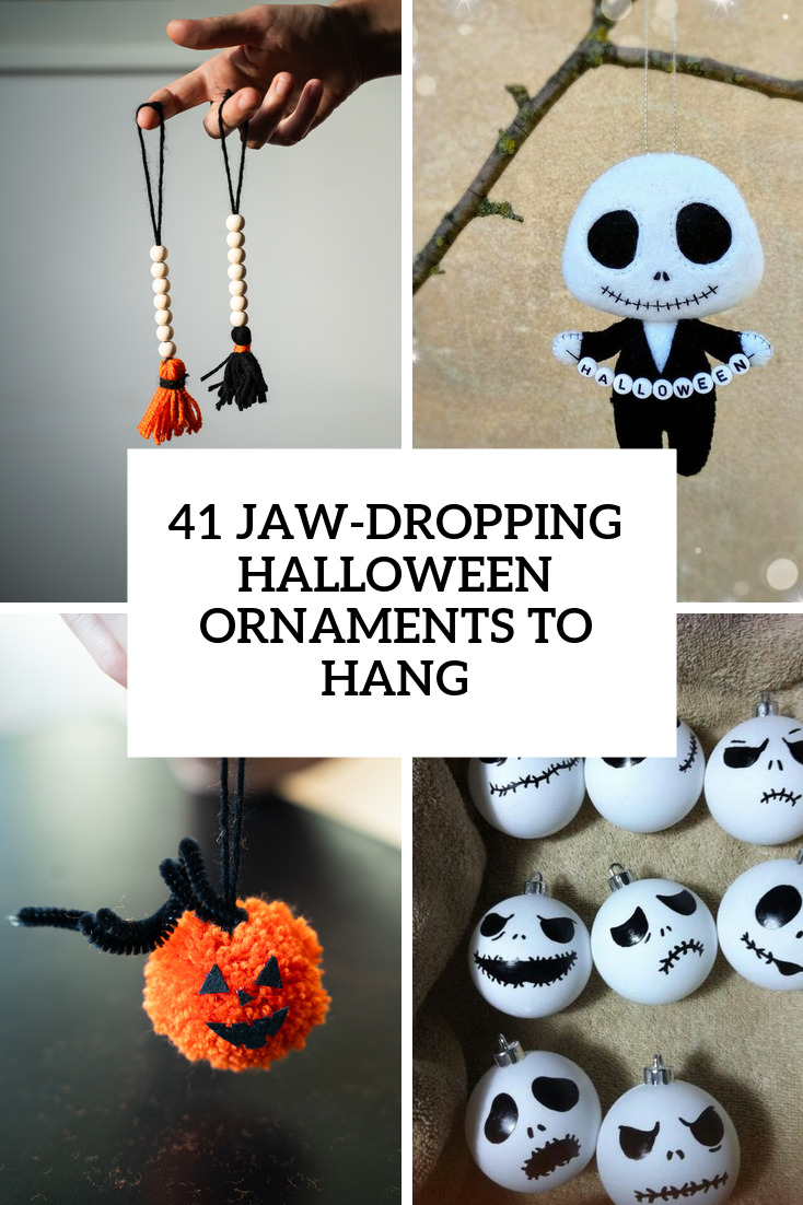 36 Jaw-Dropping Halloween Ornaments To Try