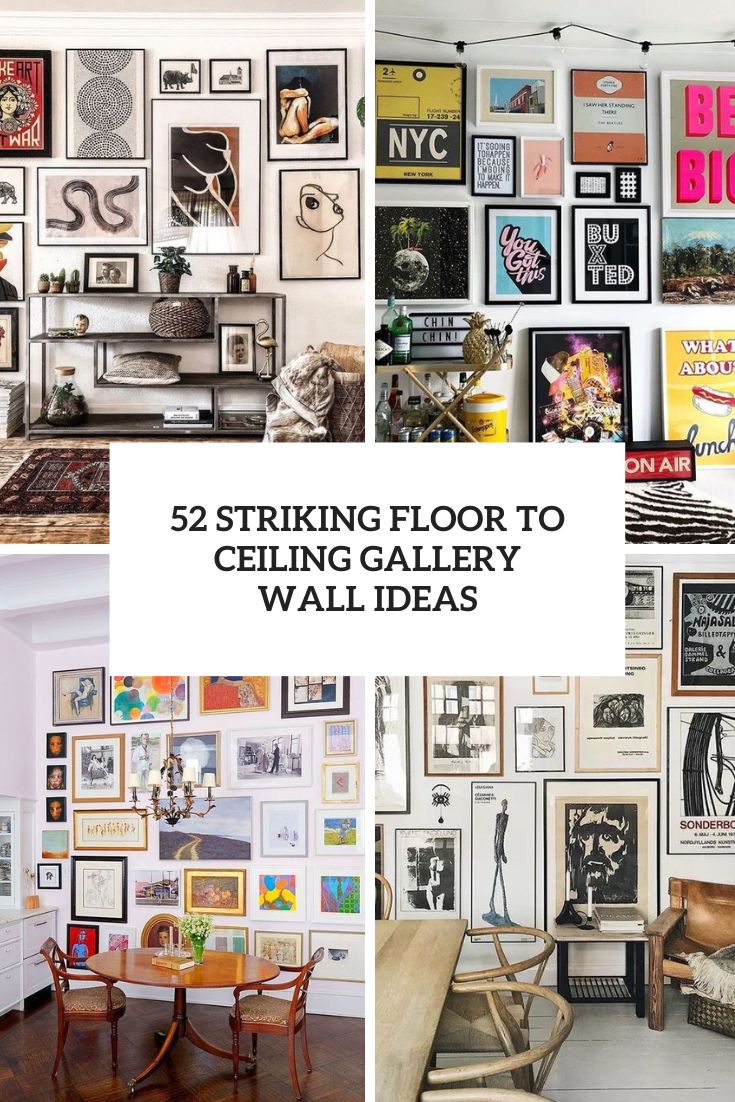 34 Stylish Black And White Gallery Wall Ideas - DigsDigs