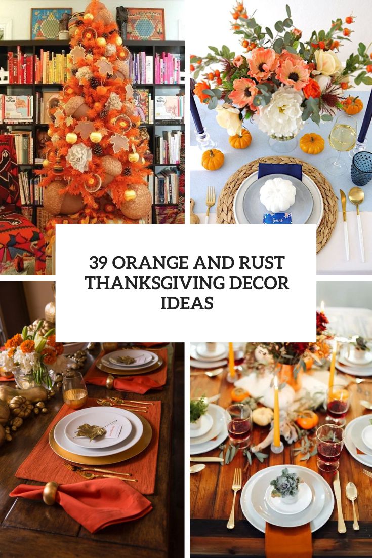 orange and rust thanksgiving decor ideas cover