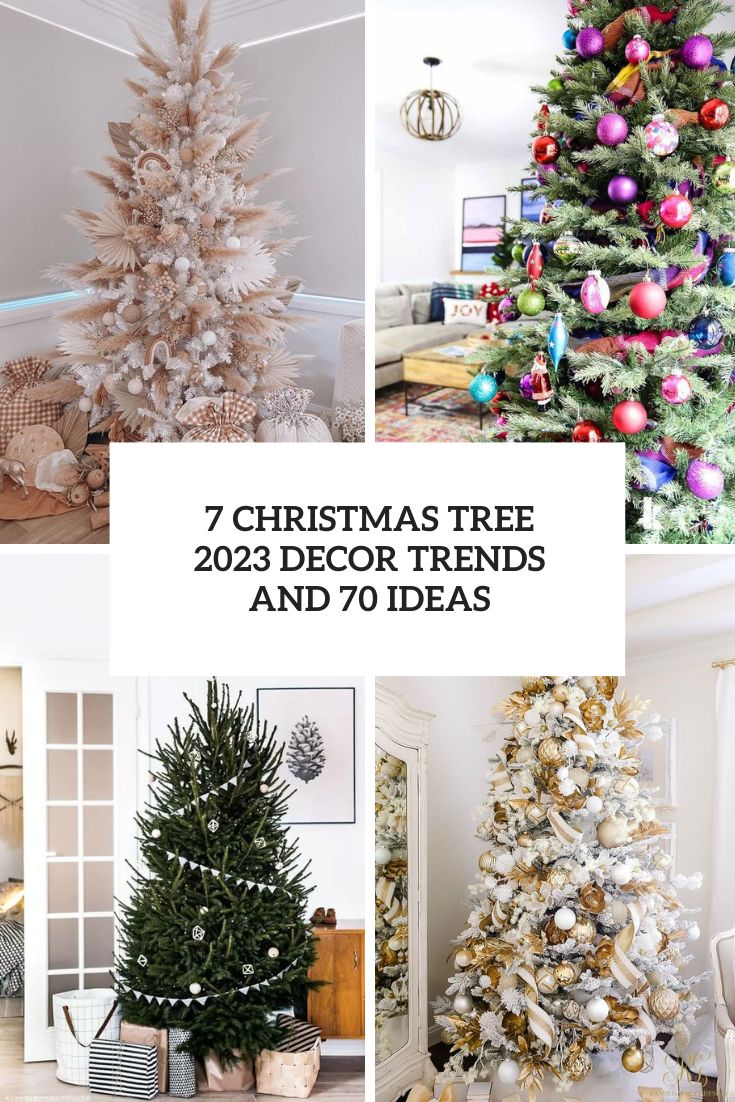 christmas tree 2023 decor trends and 70 ideas cover