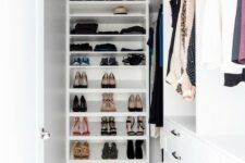 a simple walk-in closet design