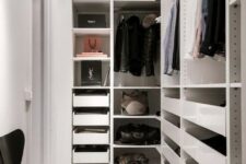 a practical minimalist closet design