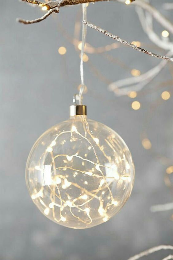 47 Clear Glass Christmas Ornament Decor Ideas DigsDigs