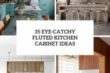 35 eye-catchy fluted kitchen cabinet ideas cover