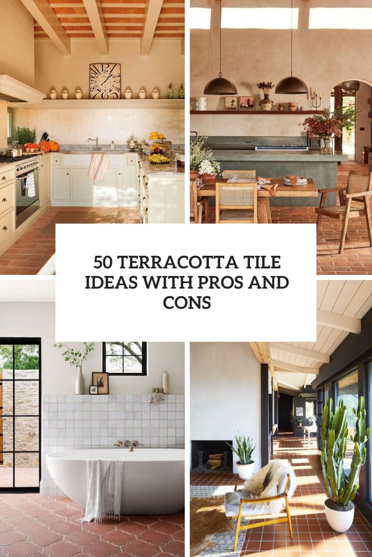 terracotta tile ideas with pros and cons cover
