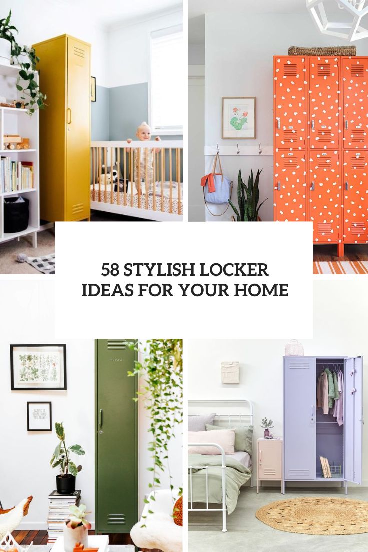 stylish locker ideas for your home cover