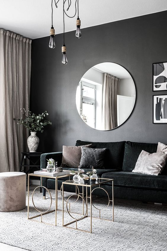 Black Sofa Ideas For Your Living Room